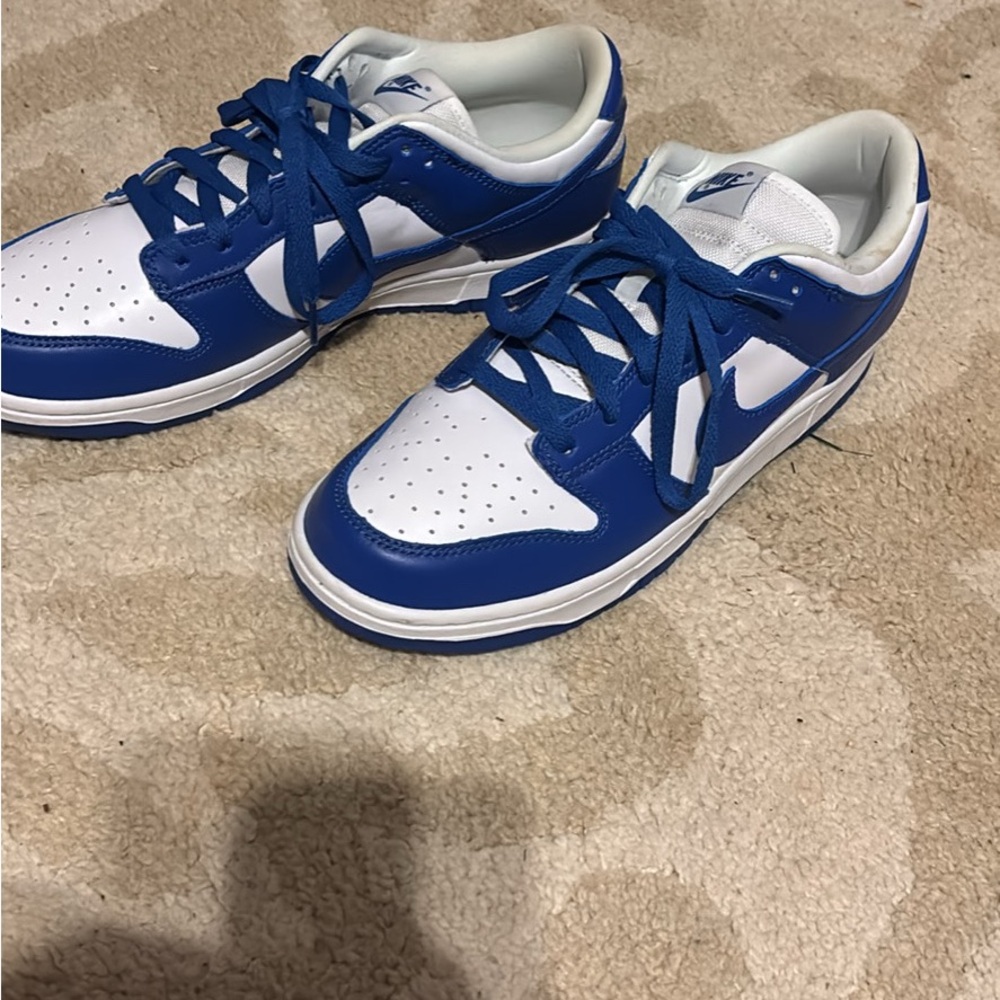 Nike Blue and White Sneakers
